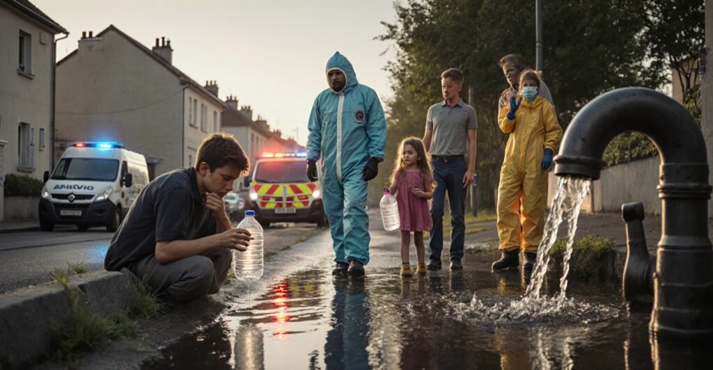 Rupture massive de canalisation : « L’eau était noire, ça sentait le poison » – 50 000 foyers privés d’eau potable